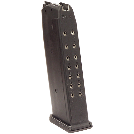 RWB MAG GLOCK 17 9MM 17RD STEEL LINED BLK - Magazines